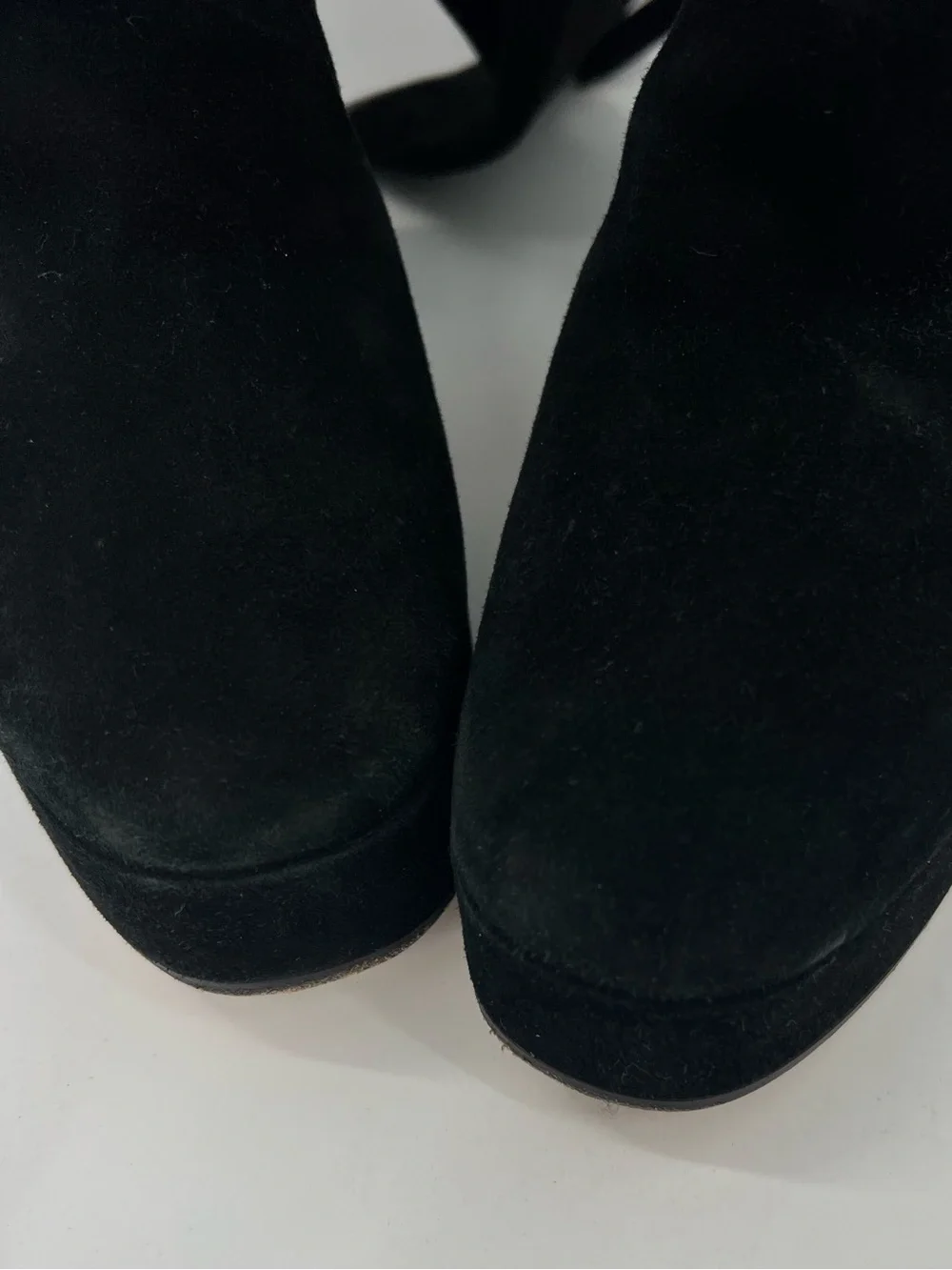 Gucci Madame Black Suede Knee High Boots Size 37 / US 6 - Picture 7 of 10